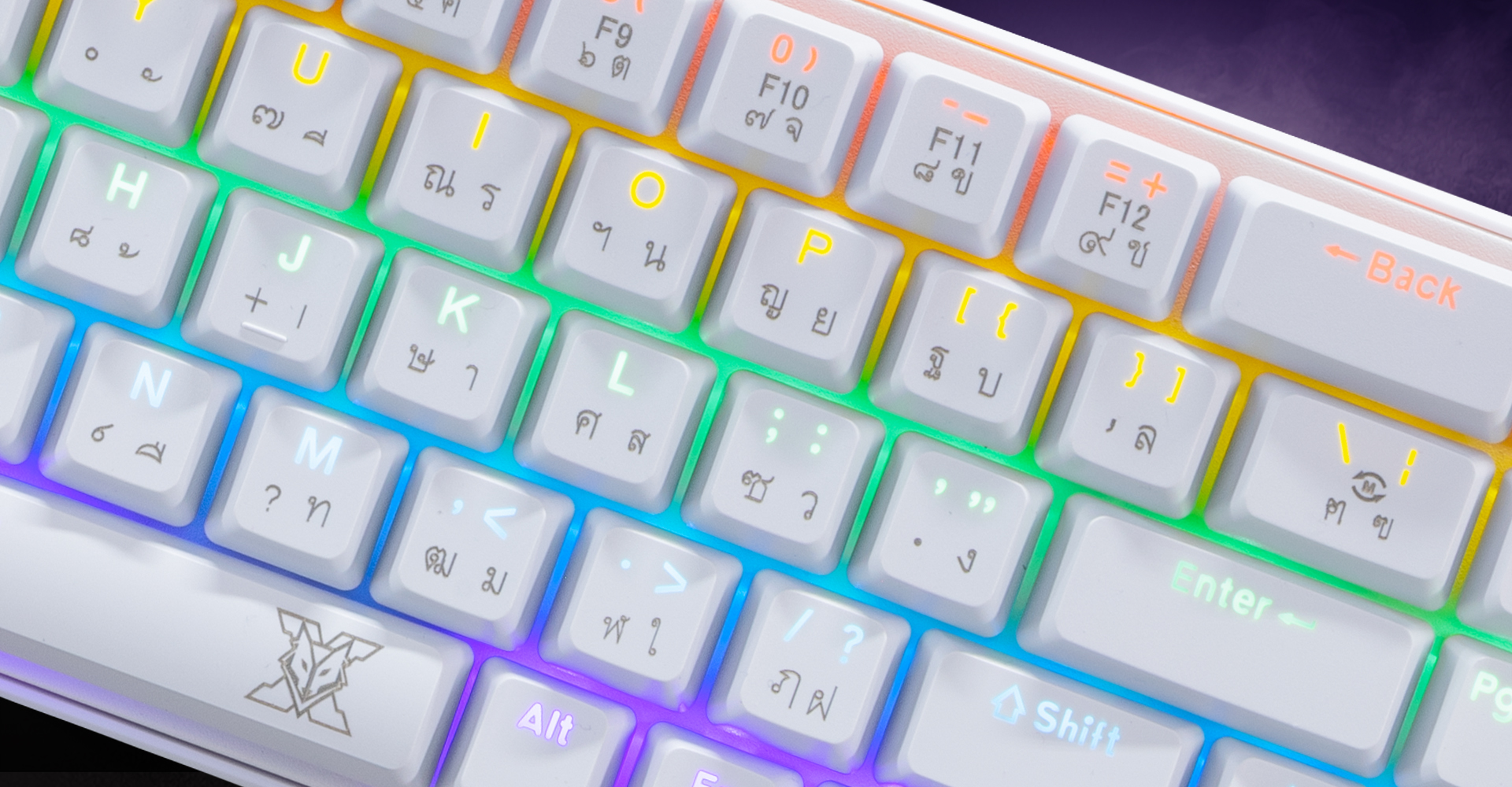 ค ย บอร ดเกมม ง Krueger ร น X68 ไฟแบบ Mini Rgb ค ย บอร ดเกมม ง Krueger ร น X68 ไฟแบบ Mini Rgb