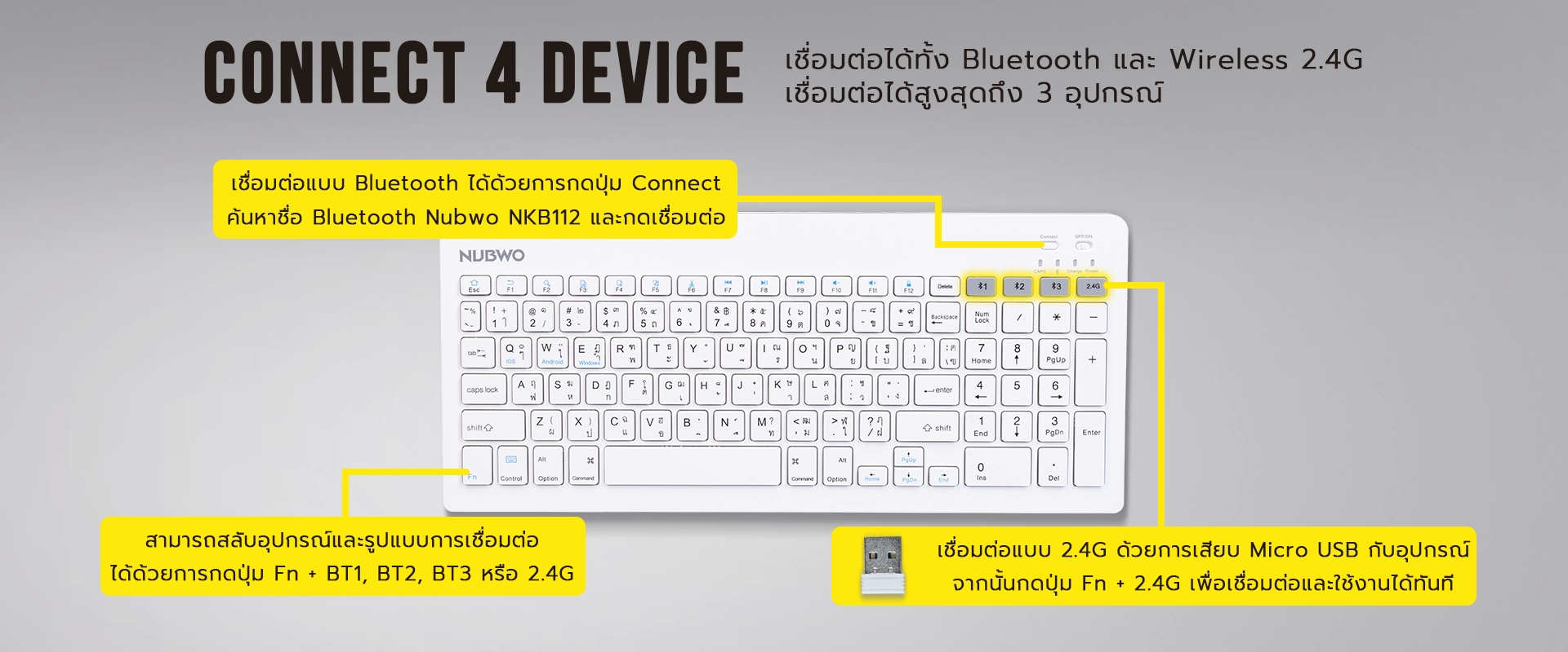คีย์บอร์ด NKB112