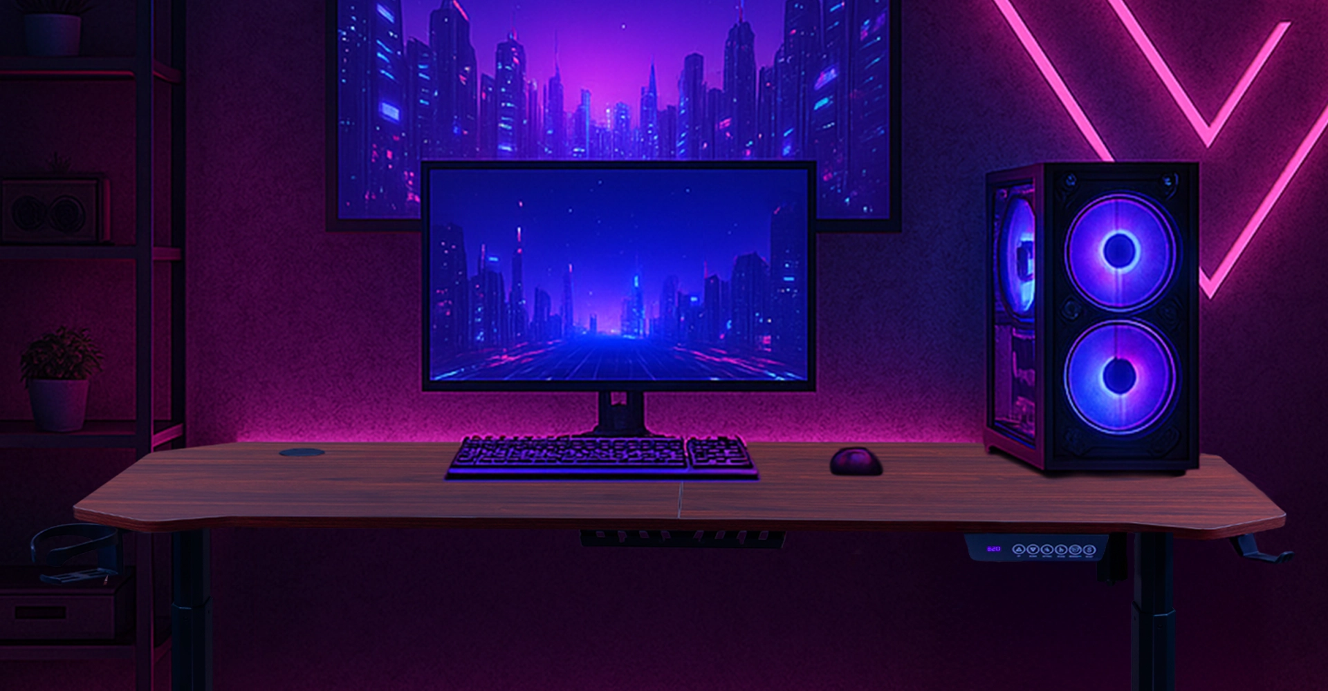 โต๊ะปรับระดับไฟฟ้า รุ่น NXGD-994 โครงเหล็กแข็งแรง รองรับน้ำหนัก 100 กก.