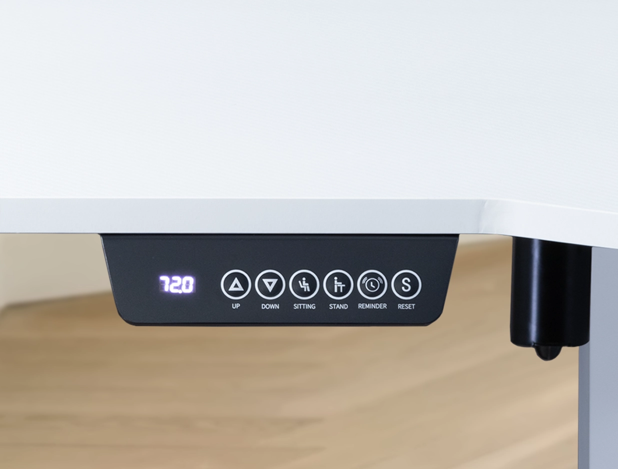 โต๊ะปรับระดับไฟฟ้า รุ่น NXGD-994 พร้อมจอ LED และปุ่ม Reminder