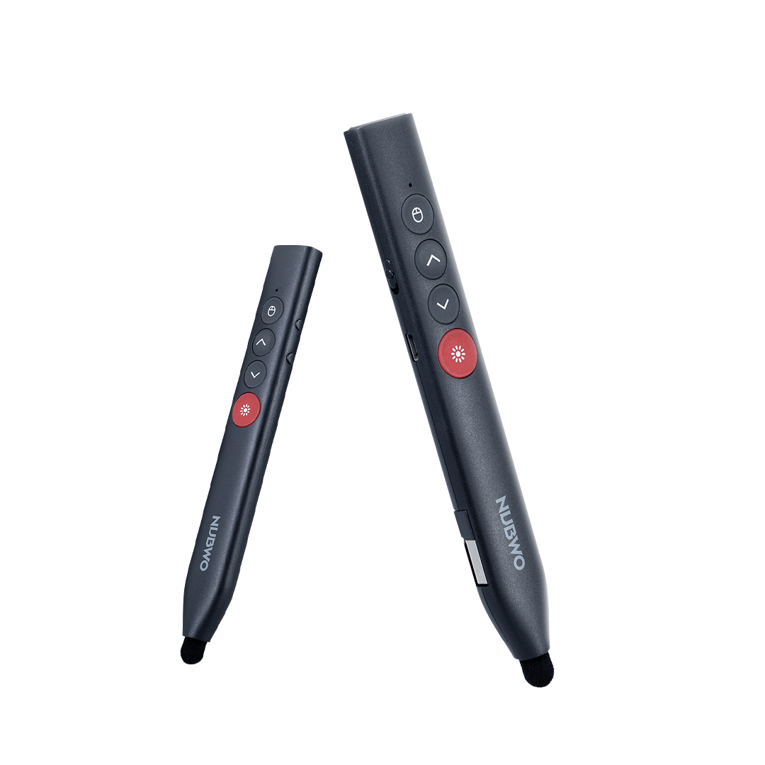 พรีเซนเทชั่นรีโมท รุ่น NWL013 มุมมองด้านหน้า Nubwo Wireless Presenter