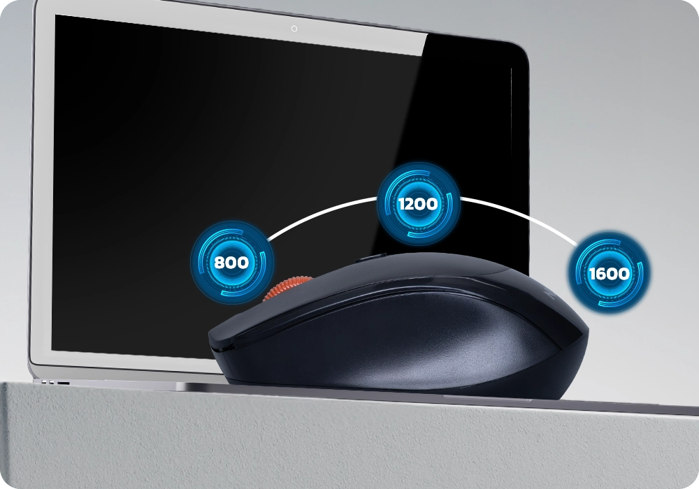 เมาส์ไร้สาย รุ่น NMB 032 เชื่อมต่อ Nano Wireless USB 2.4GHz