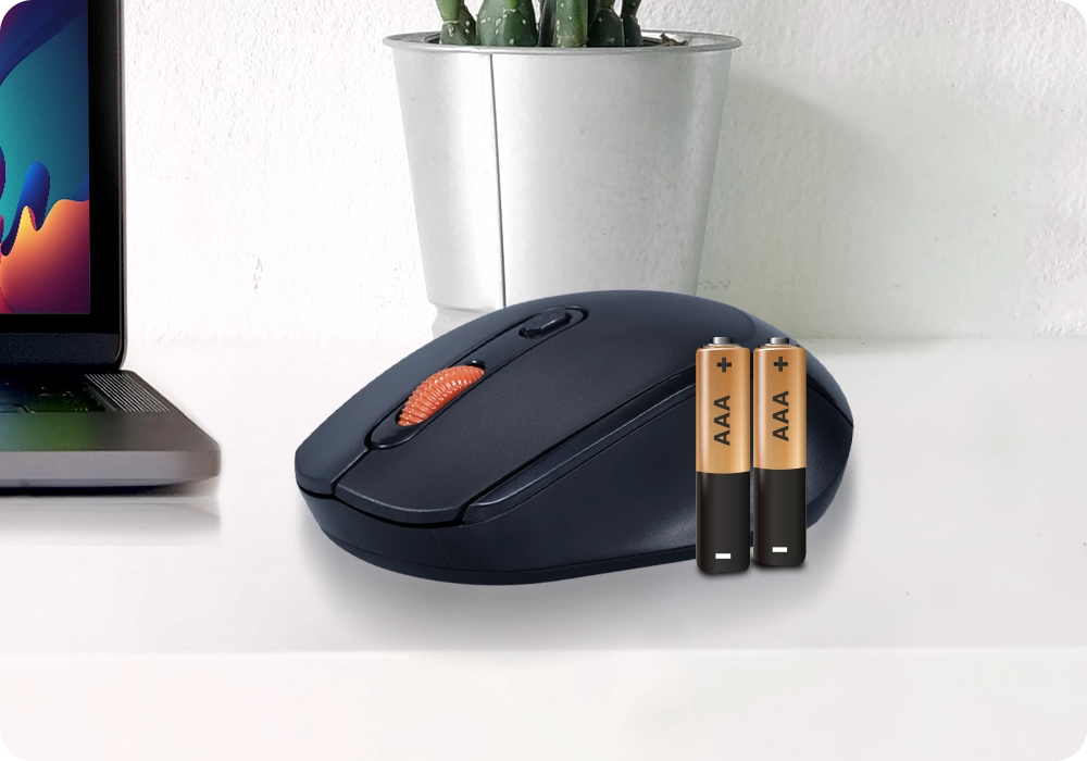 เมาส์ไร้สาย รุ่น NMB 032 ดีไซน์โค้งกระชับมือ