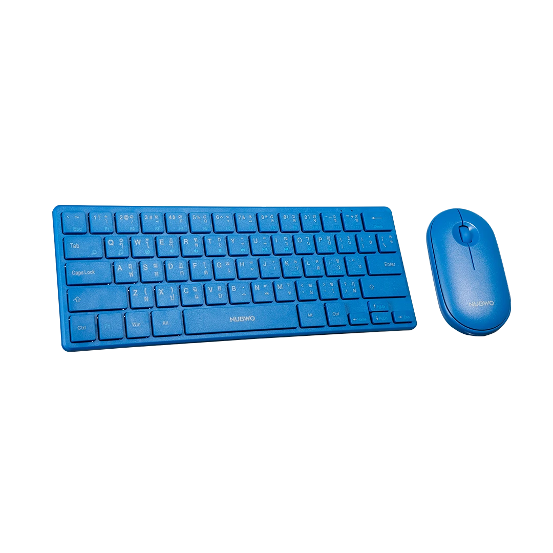 คีย์บอร์ดและเมาส์แบบไร้สาย รุ่น NKM633 1200 DPI mouse
