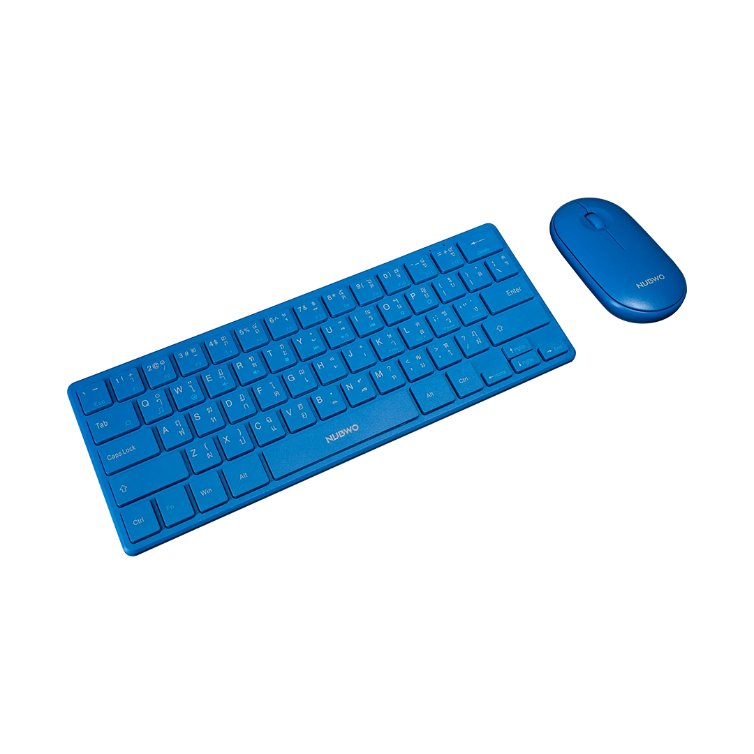 คีย์บอร์ดและเมาส์แบบไร้สาย รุ่น NKM633 1200 DPI mouse