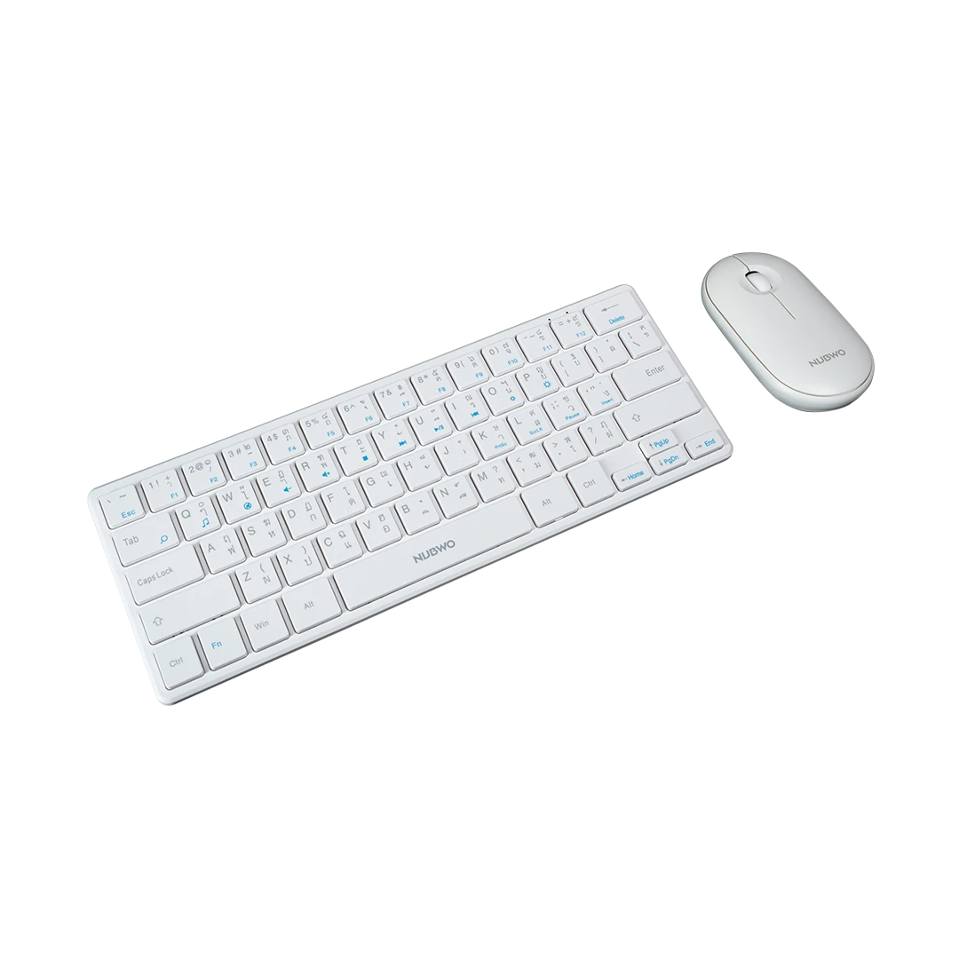 คีย์บอร์ดและเมาส์แบบไร้สาย รุ่น NKM633 wireless ergonomic combo set