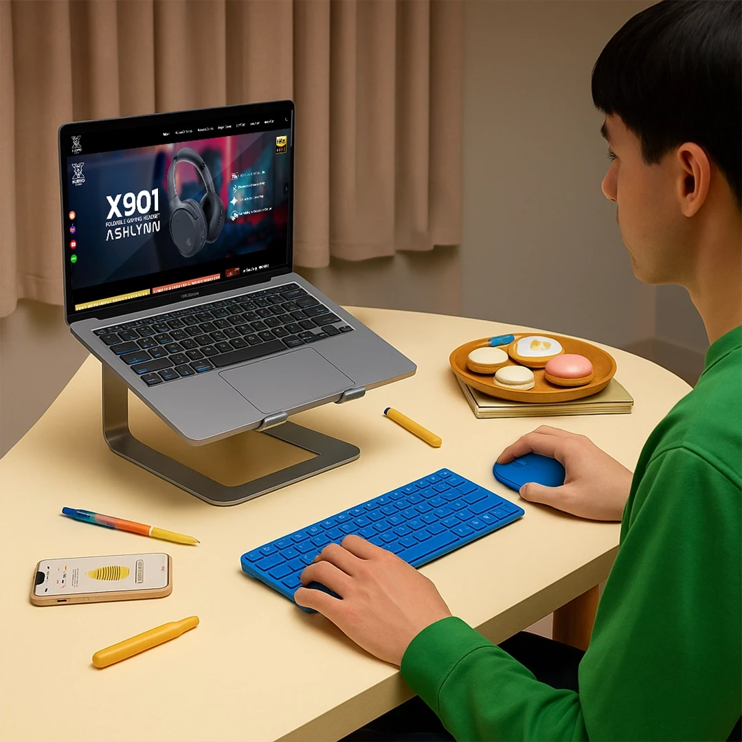 คีย์บอร์ดและเมาส์แบบไร้สาย รุ่น NKM633 1200 DPI mouse