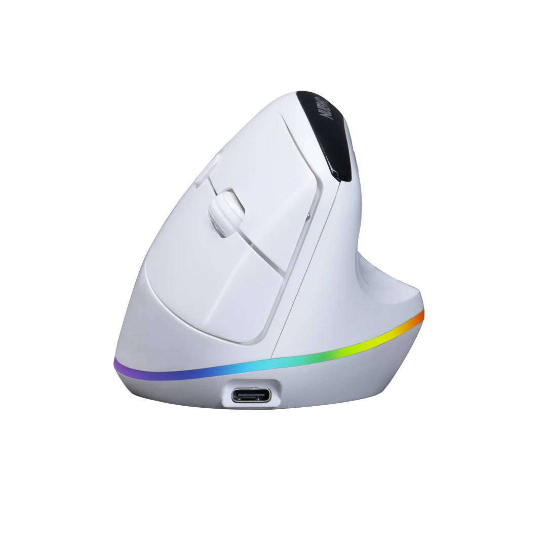 เมาส์ไร้สาย รุ่น NMD09 Ergonomic Vertical Mouse ดีไซน์ล้ำ ลดเมื่อยข้อมือ