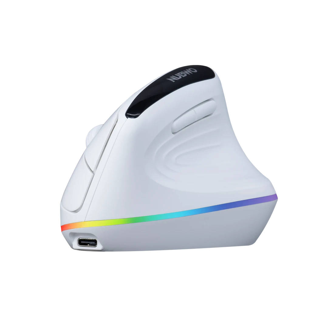 เมาส์ไร้สาย รุ่น NMD09 Ergonomic Vertical Mouse ดีไซน์ล้ำ ลดเมื่อยข้อมือ