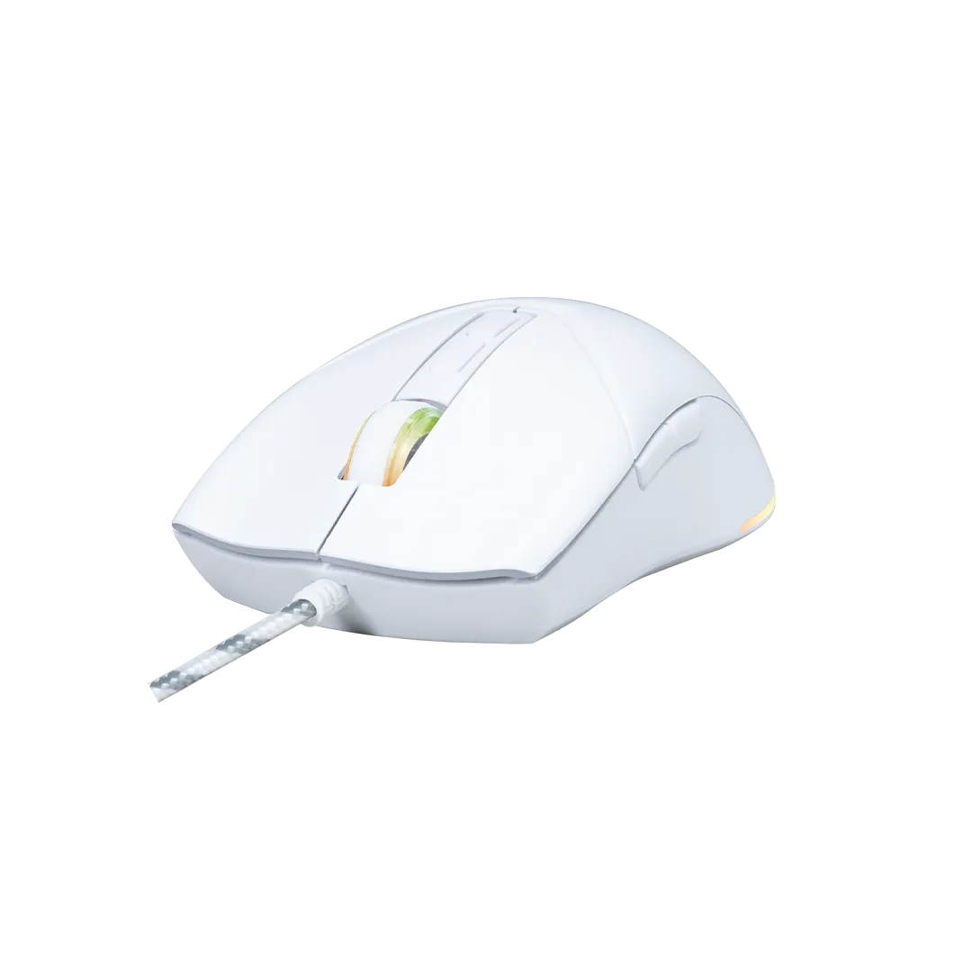 เมาส์เกมมิ่ง รุ่น NM108M ดีไซน์ Ergonomic พร้อมไฟ RGB สวยงาม