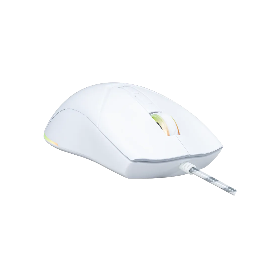 ปุ่มปรับระดับ DPI ของ เมาส์เกมมิ่ง รุ่น NM108M ได้สูงสุด 7200 DPI