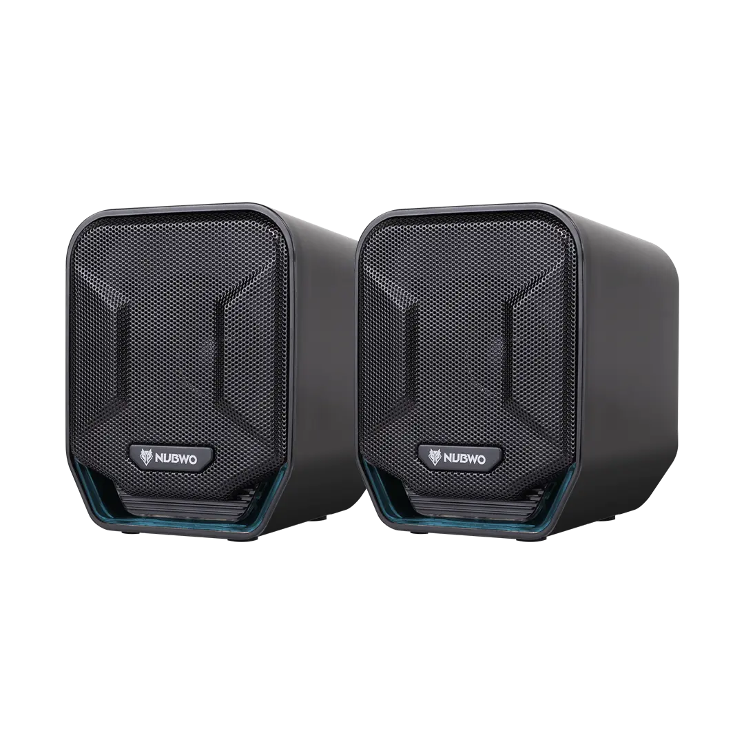 ขนาดกะทัดรัดของ ลำโพงตั้งโต๊ะ รุ่น NS11 เหมาะสำหรับโต๊ะทำงานขนาดเล็ก