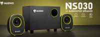 ลำโพงคอมพิวเตอร์ระบบ 2.1 รุ่น NS-030 พร้อมซับวูฟเฟอร์สีดำดีไซน์ทันสมัย