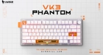VK3 PHANTOM คีย์บอร์ด TRI-MODE พร้อมปุ่ม Knob ปรับเสียง